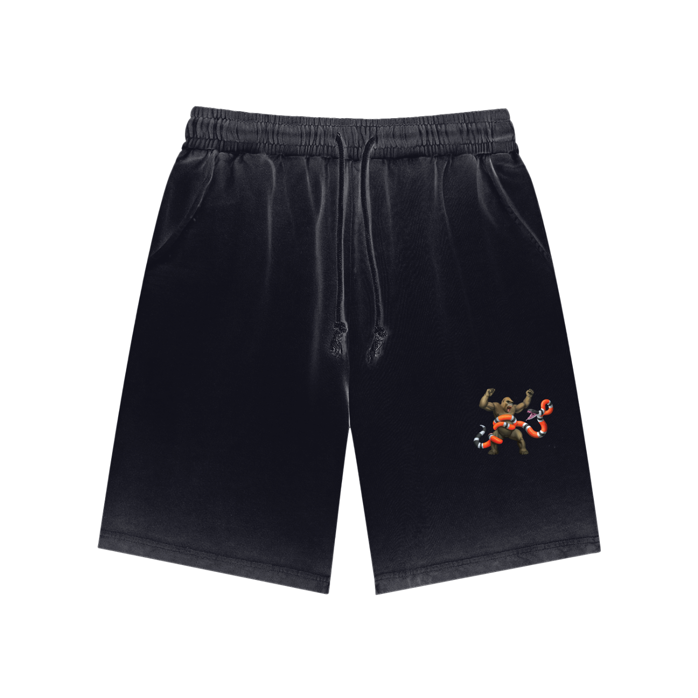 Cousin Boujee TM Logo Reverse Dyed Sweatshorts