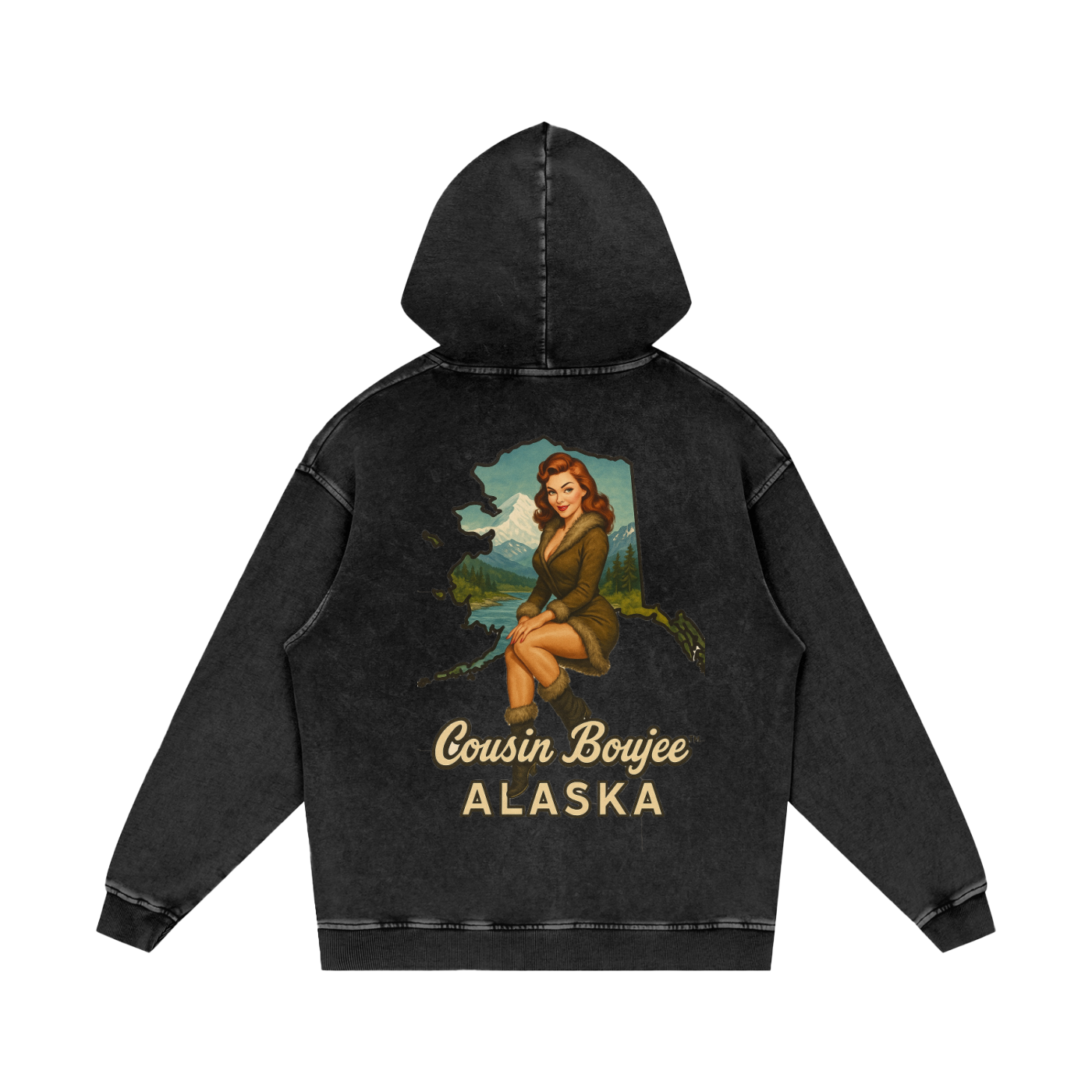 Acid Wash Oversize Hoodie - 420 GSM