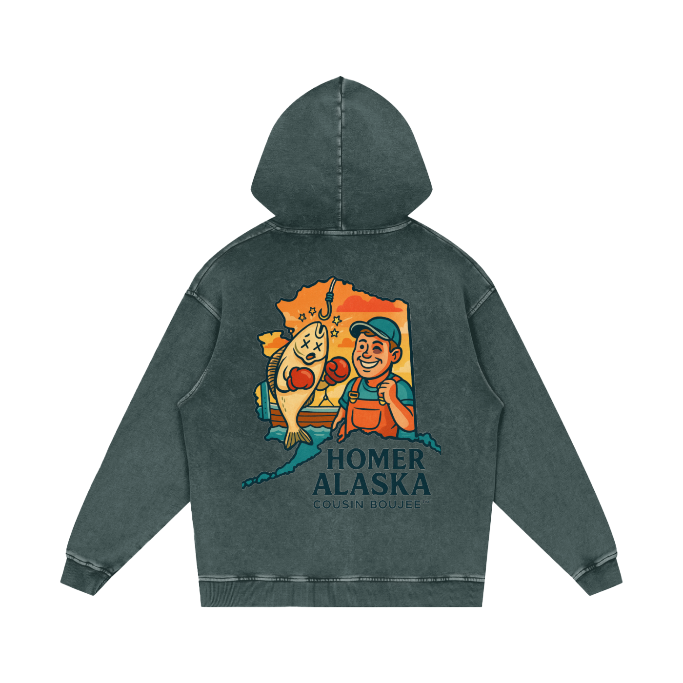 Acid Wash Oversize Hoodie - 420 GSM