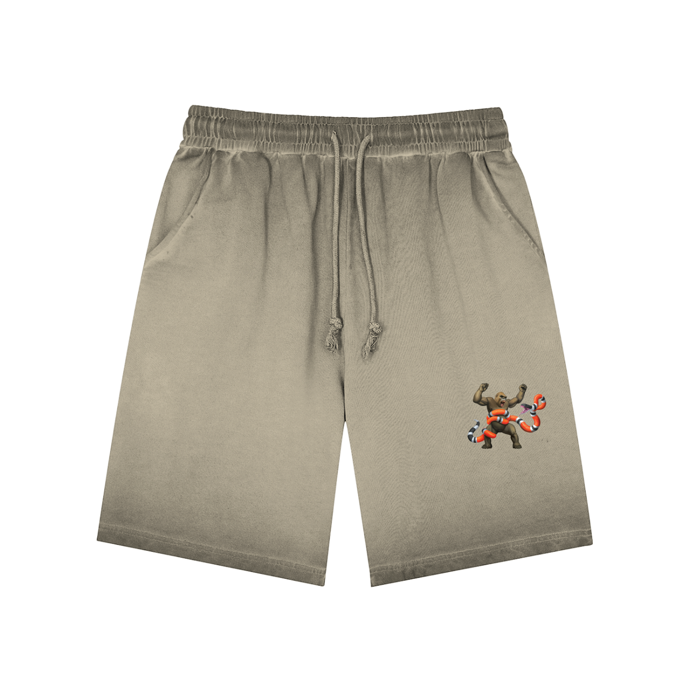 Cousin Boujee TM Logo Reverse Dyed Sweatshorts