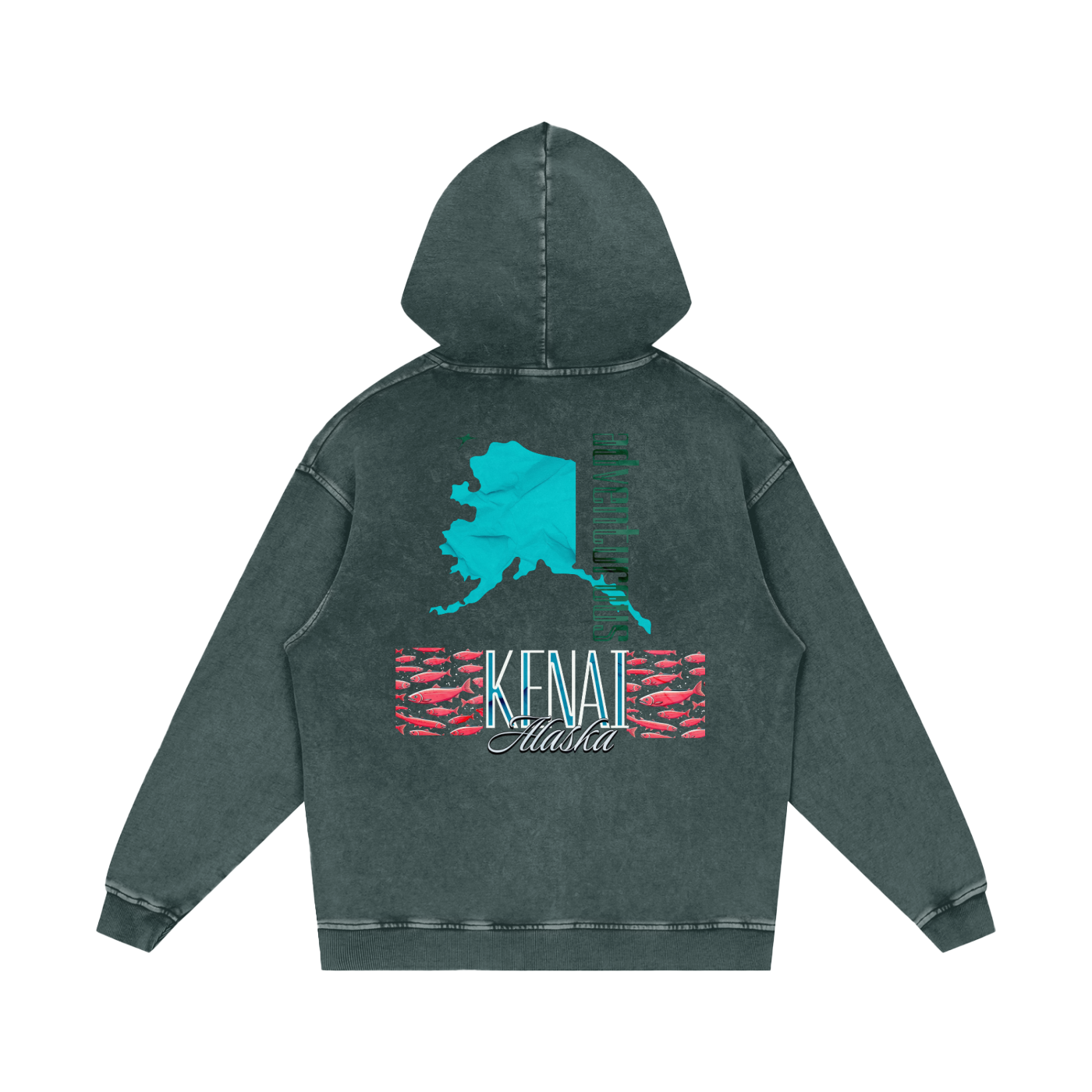 Acid Wash Oversize Hoodie - 420 GSM