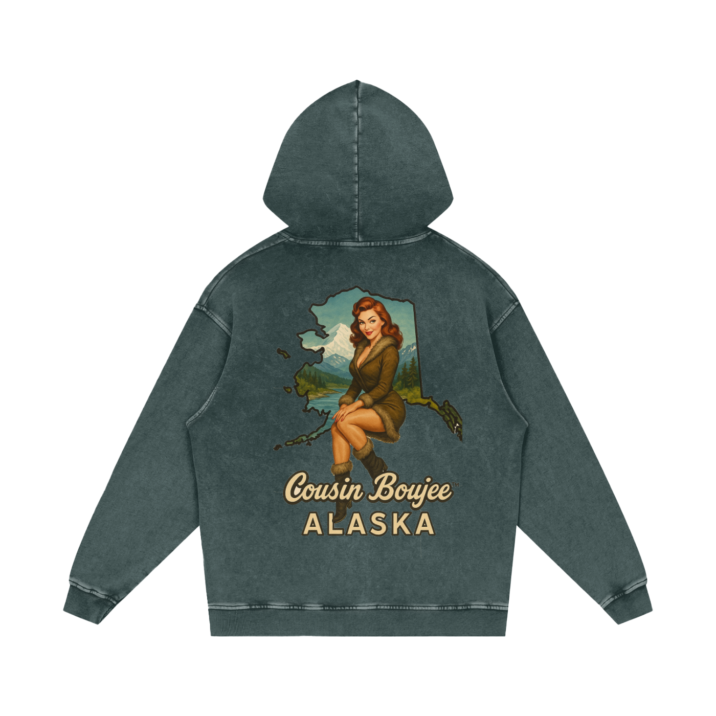 Acid Wash Oversize Hoodie - 420 GSM