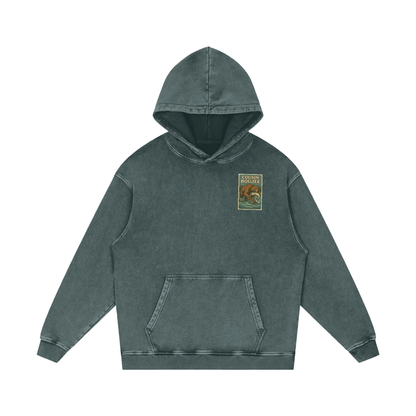 Acid Wash Oversize Hoodie - 420 GSM