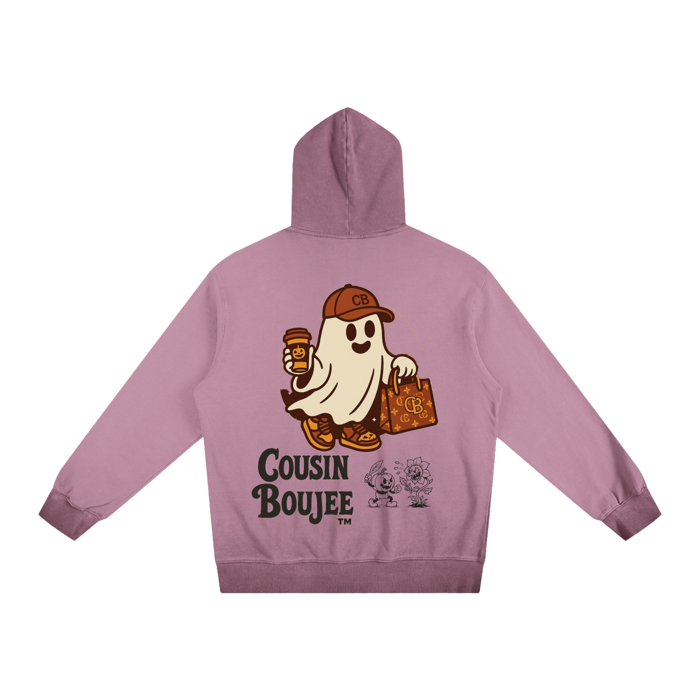 Ombre Stone Washed Colorpointed Hoodie