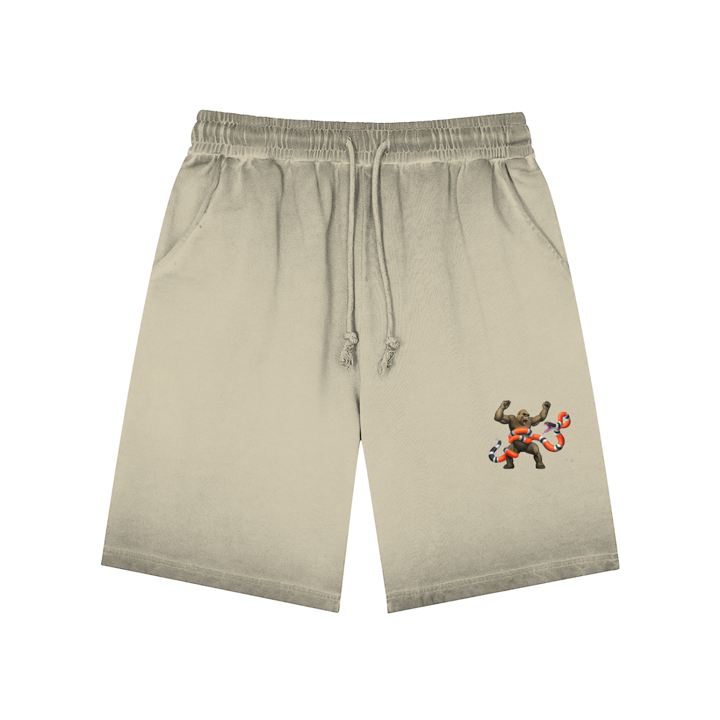 Cousin Boujee TM Logo Reverse Dyed Sweatshorts