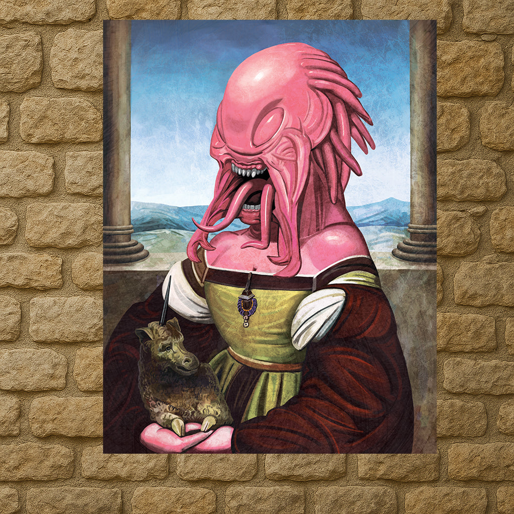 Alien With A Unicorn