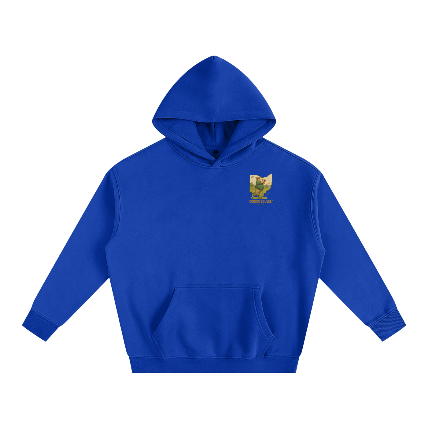 Average Schmoe Golfing Oversize Fleeced Hoodie