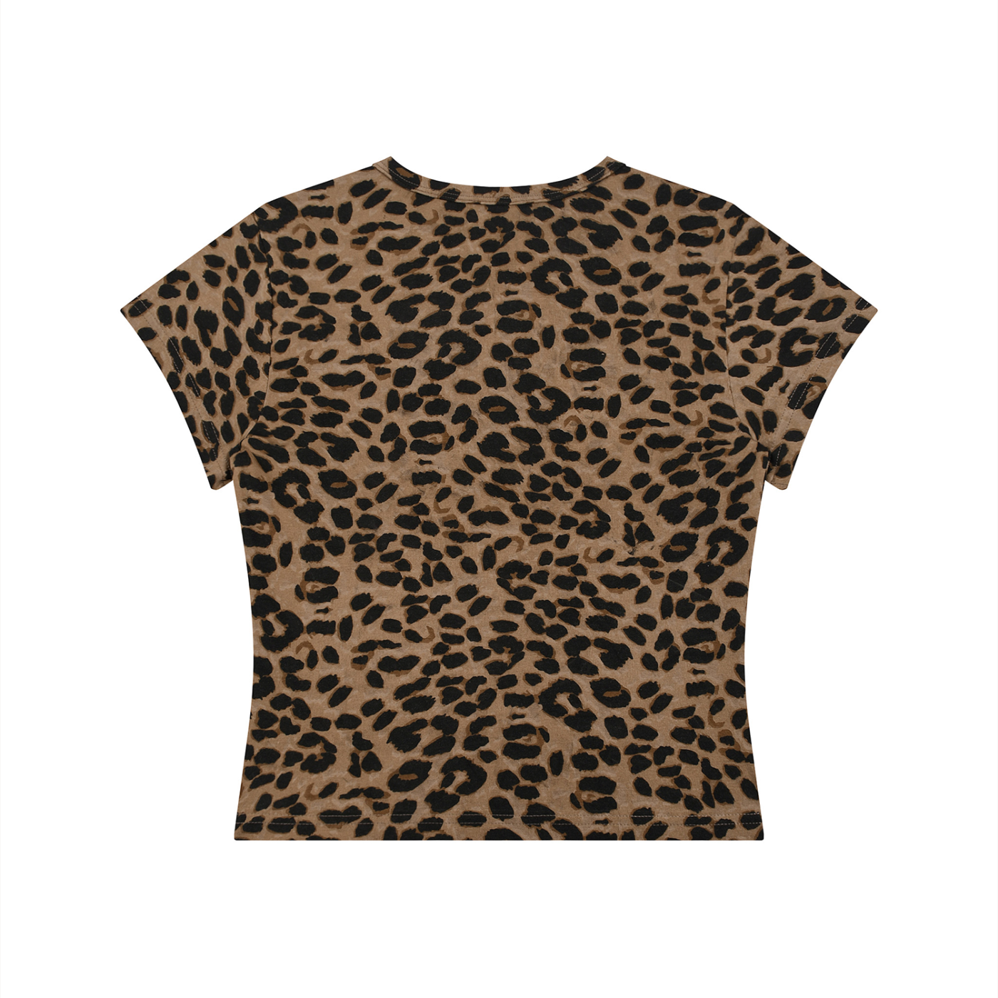Women’s Maui Leopard Print Crop T-Shirt