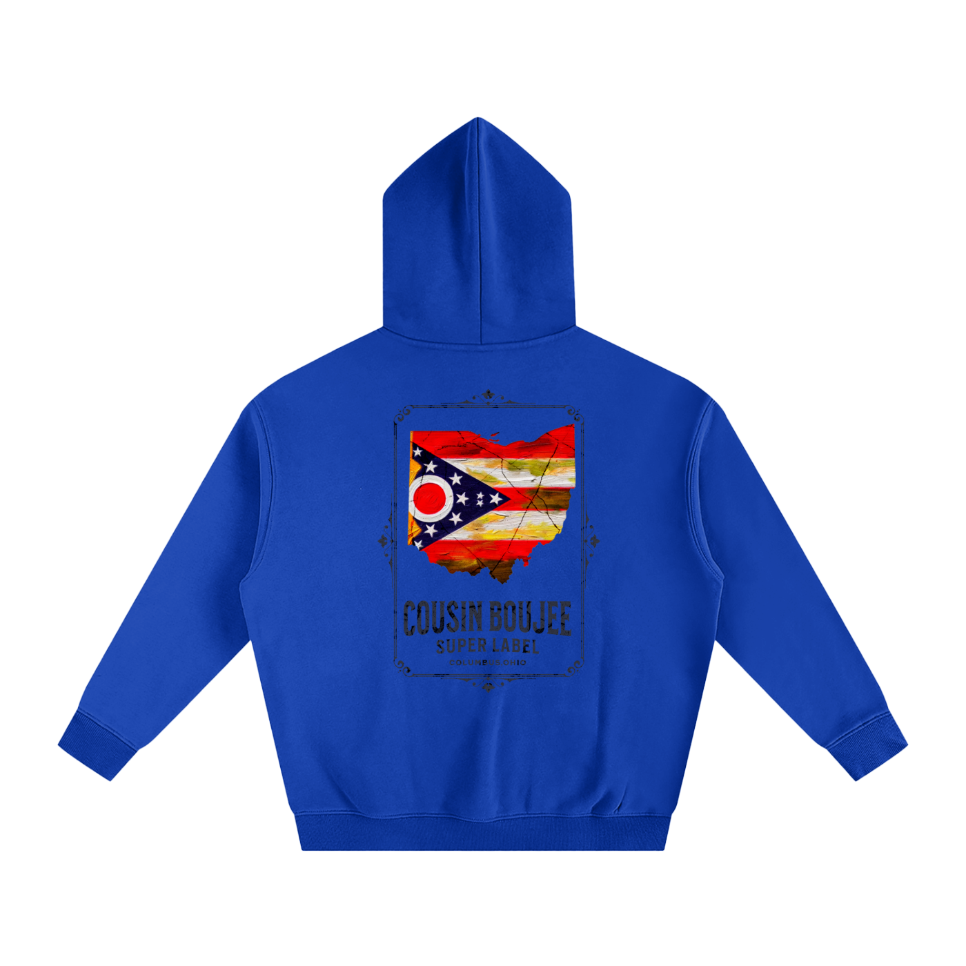 Super Brand Oversize Fleeced Hoodie