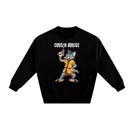 Boujee Cat Fleeced Sweatshirt