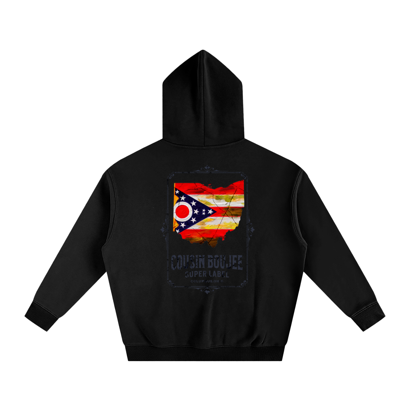 Super Brand Oversize Fleeced Hoodie