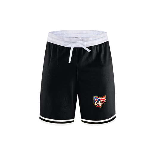 Classic Stripe Trim Basketball Shorts