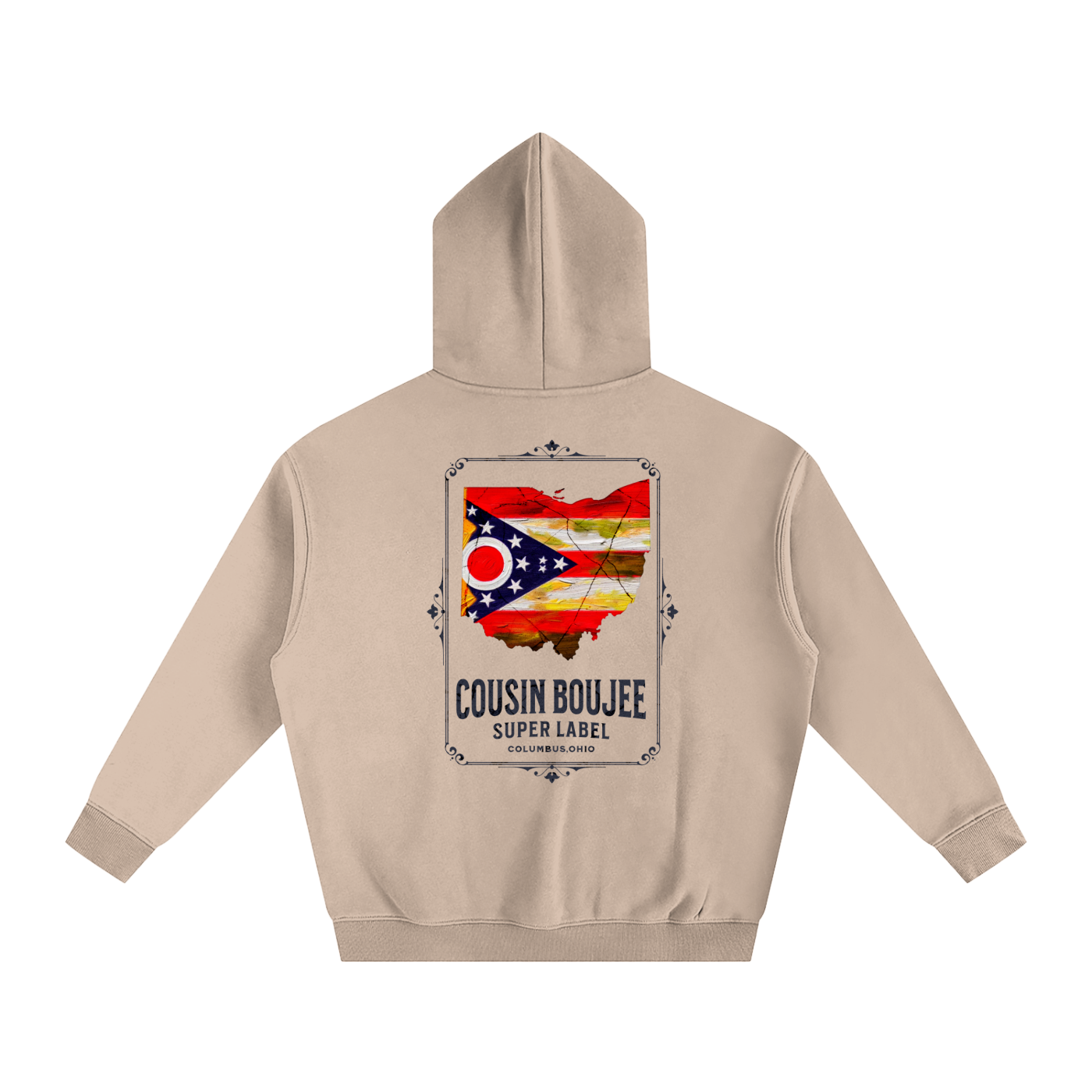 Super Brand Oversize Fleeced Hoodie