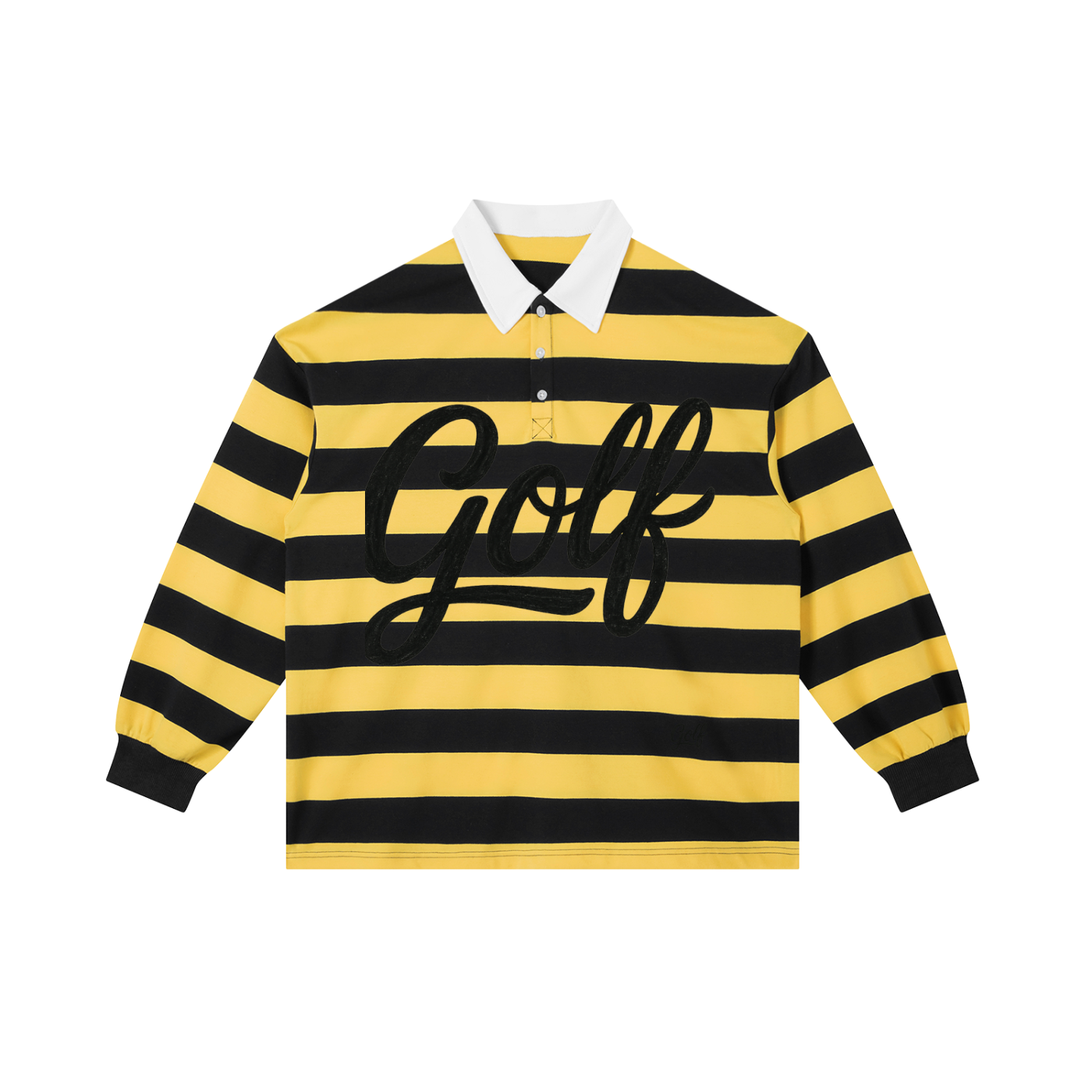 Color Block Stripe Polo Shirt