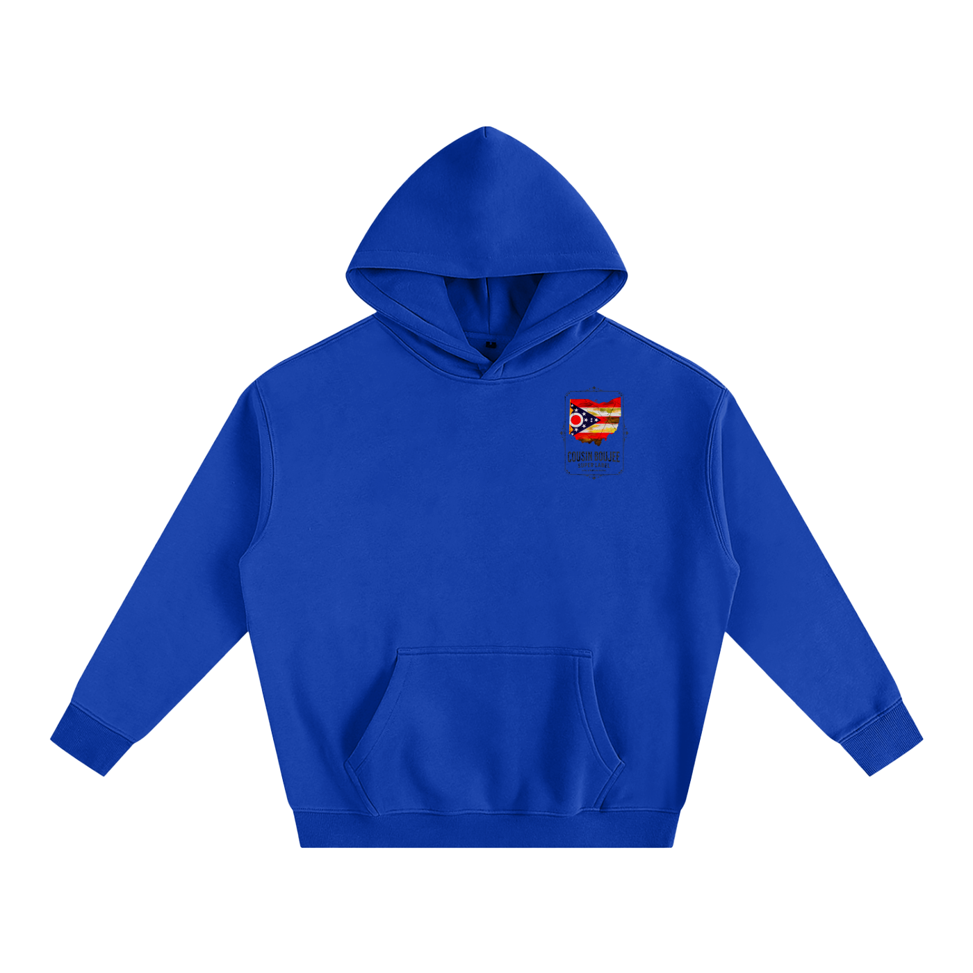 Super Brand Oversize Fleeced Hoodie