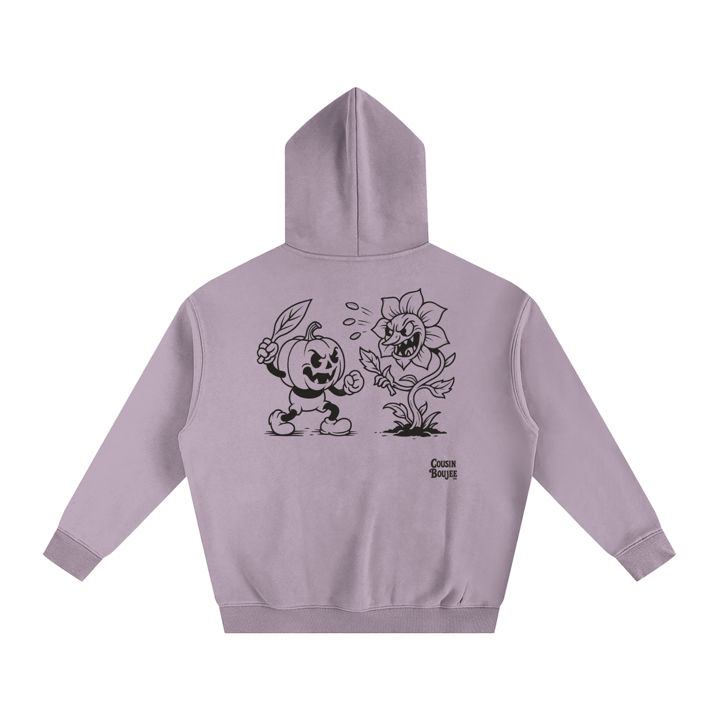 Spooky Halloween Oversize Fleeced Hoodie