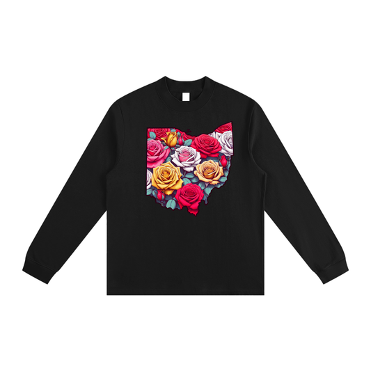 Ohio Flowers Essential Non-Shrink Mock Neck Sweatshirt