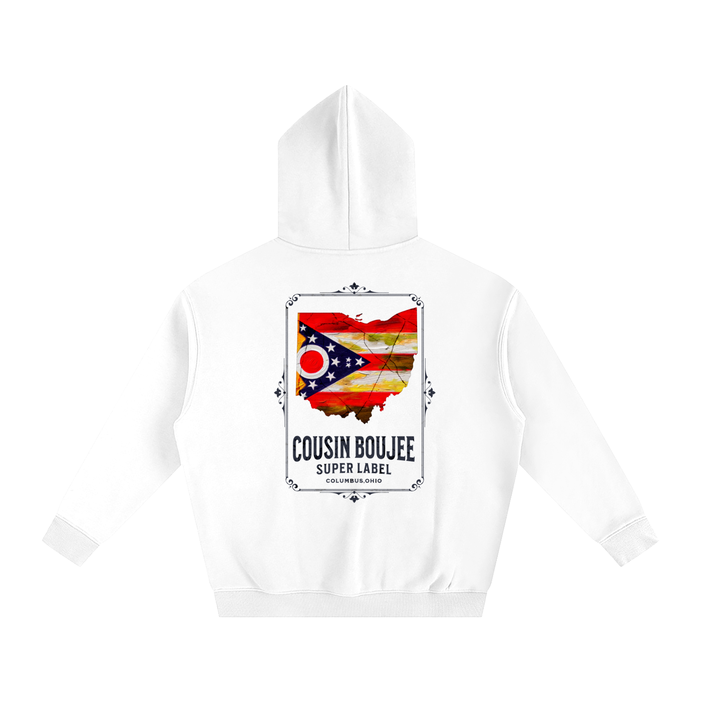 Super Brand Oversize Fleeced Hoodie