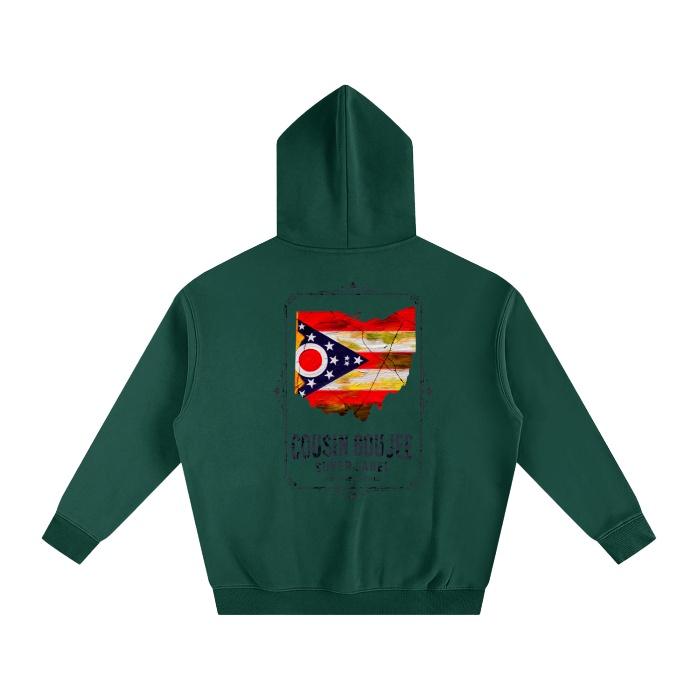 Super Brand Oversize Fleeced Hoodie