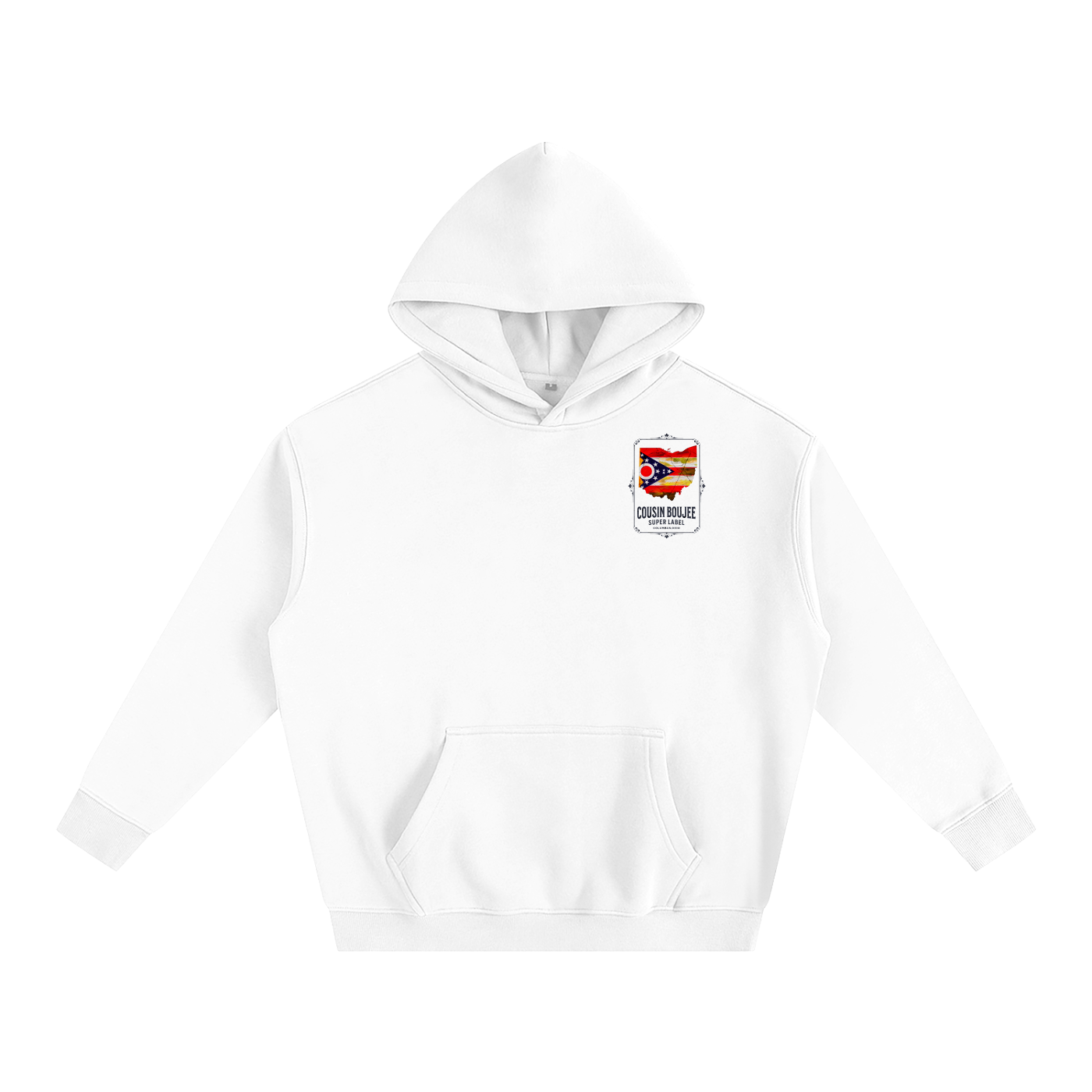 Super Brand Oversize Fleeced Hoodie
