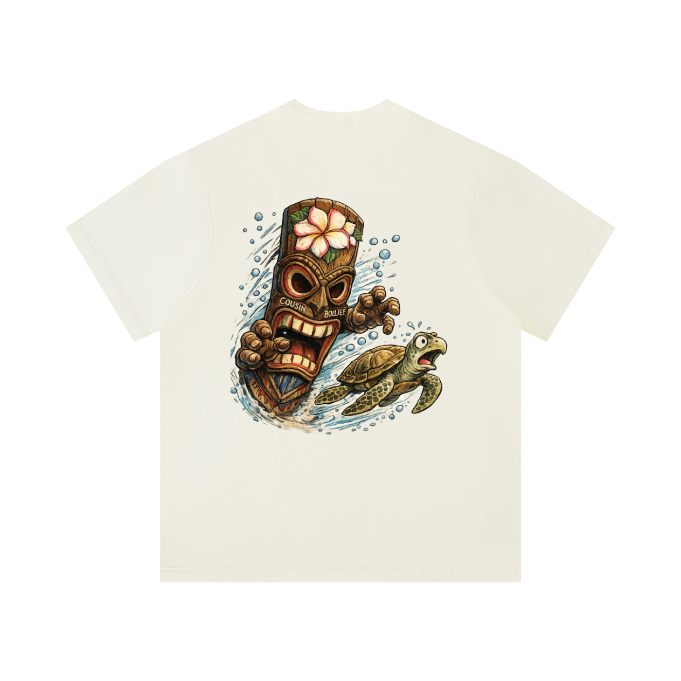 Tiki Hunt Men's Solid Color Regular Fit T-Shirt