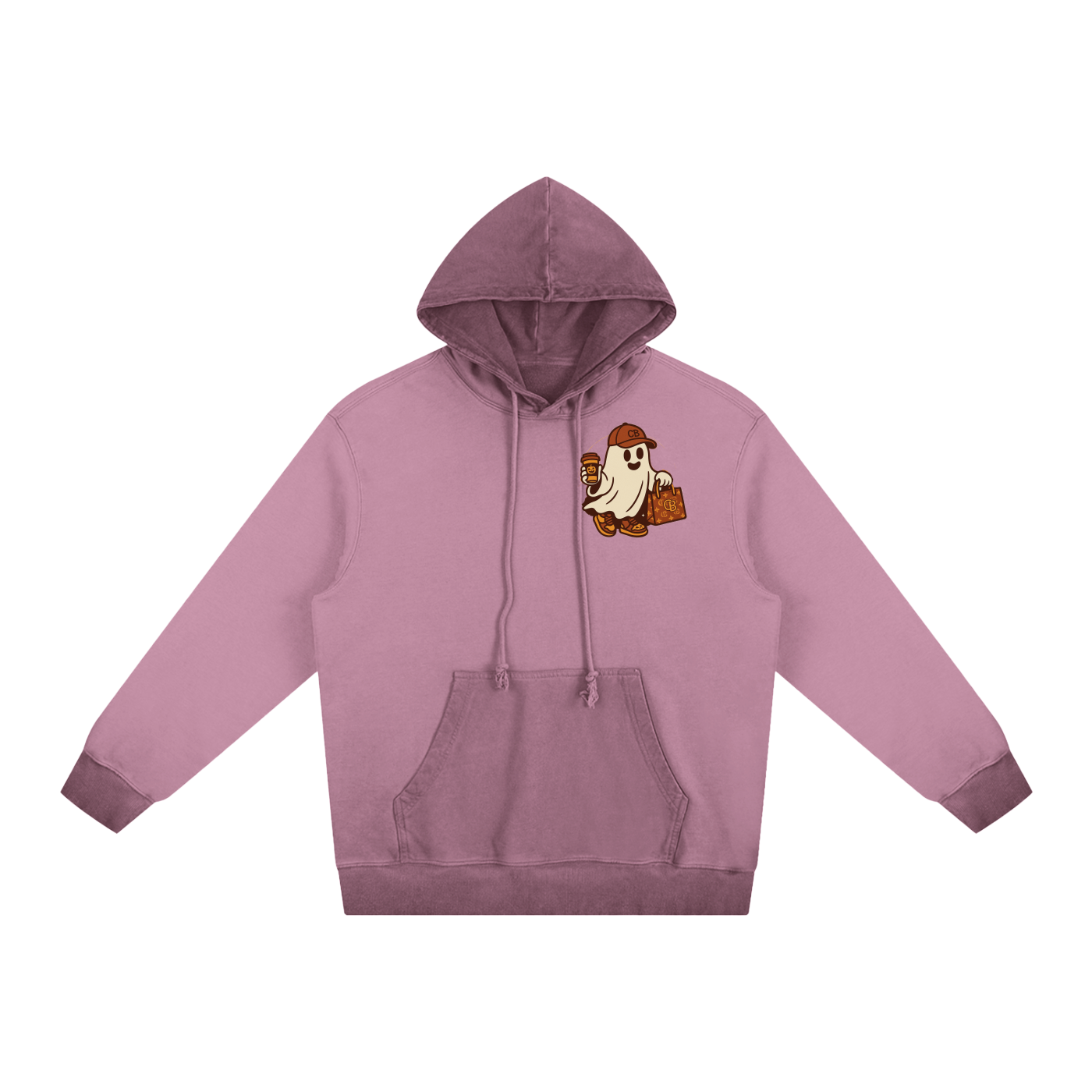 Ombre Stone Washed Colorpointed Hoodie