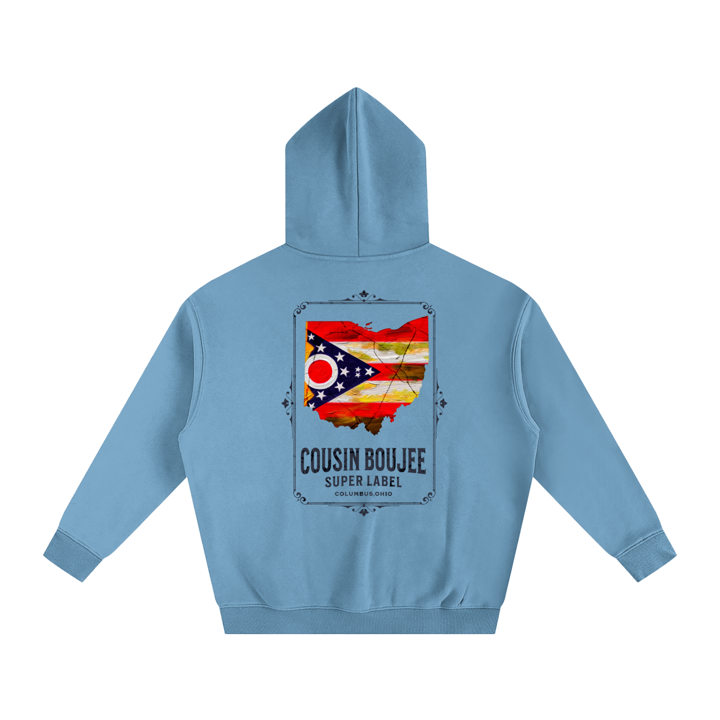 Super Brand Oversize Fleeced Hoodie