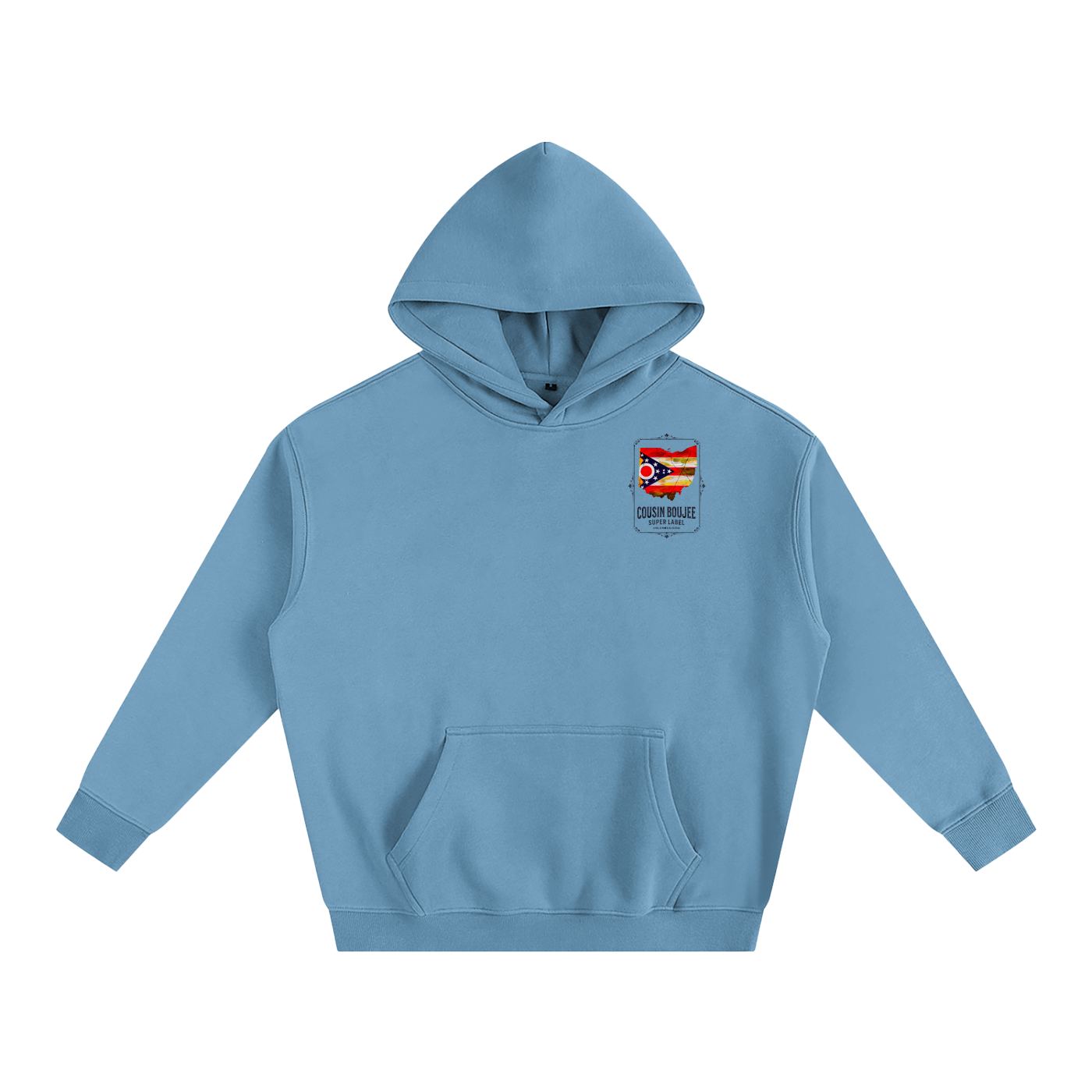 Super Brand Oversize Fleeced Hoodie