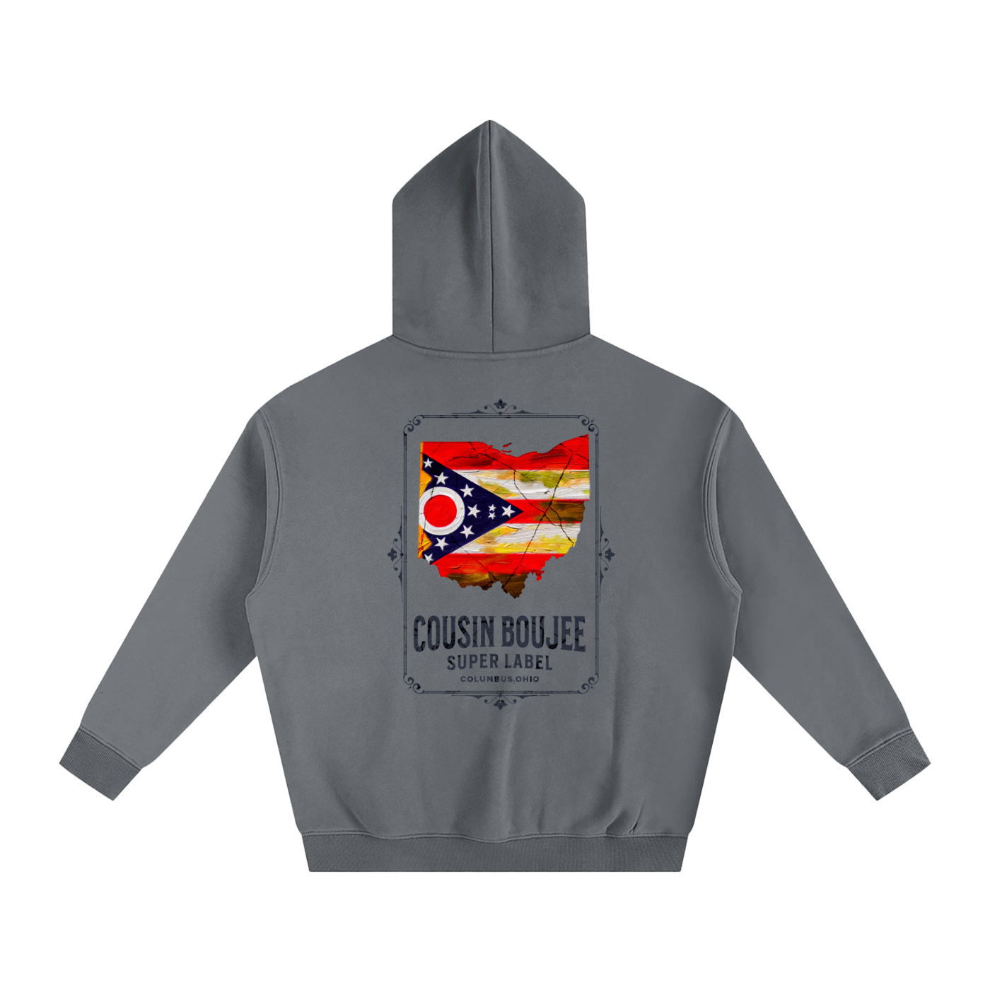 Super Brand Oversize Fleeced Hoodie