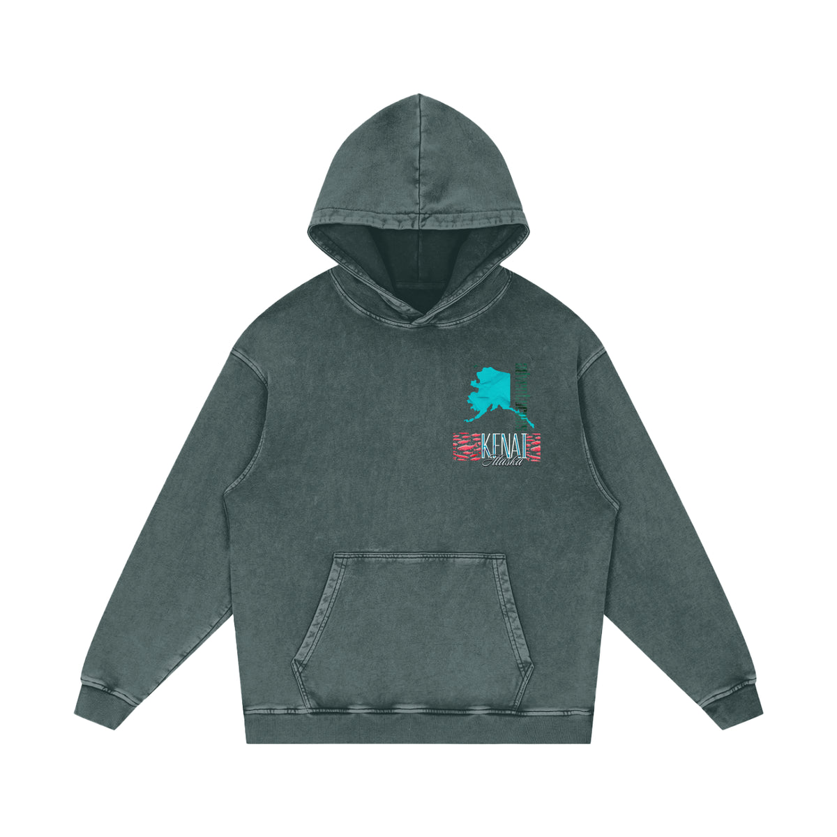 Acid Wash Oversize Hoodie - 420 GSM