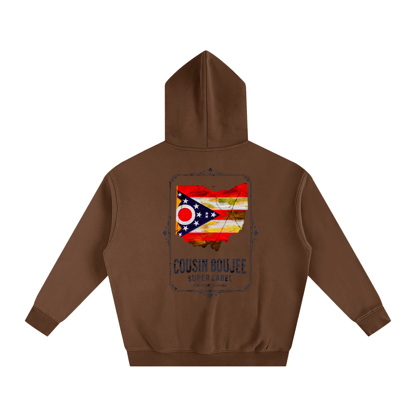 Super Brand Oversize Fleeced Hoodie