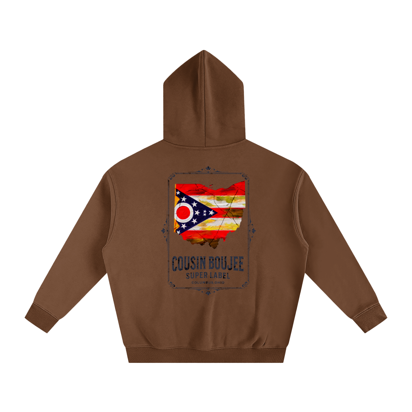 Super Brand Oversize Fleeced Hoodie