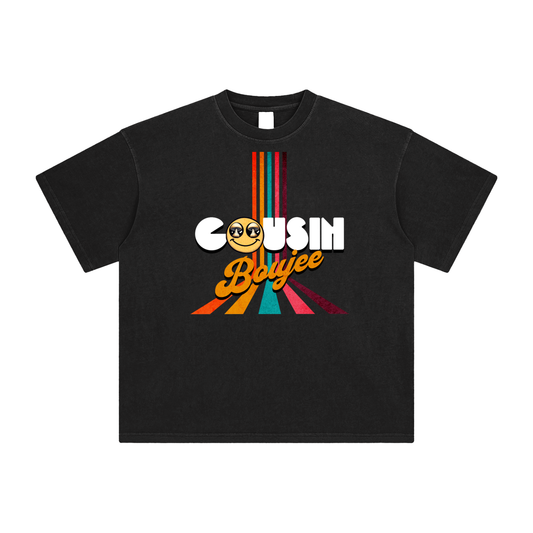 Cousin Boujee TM Enzyme Washed T-Shirt