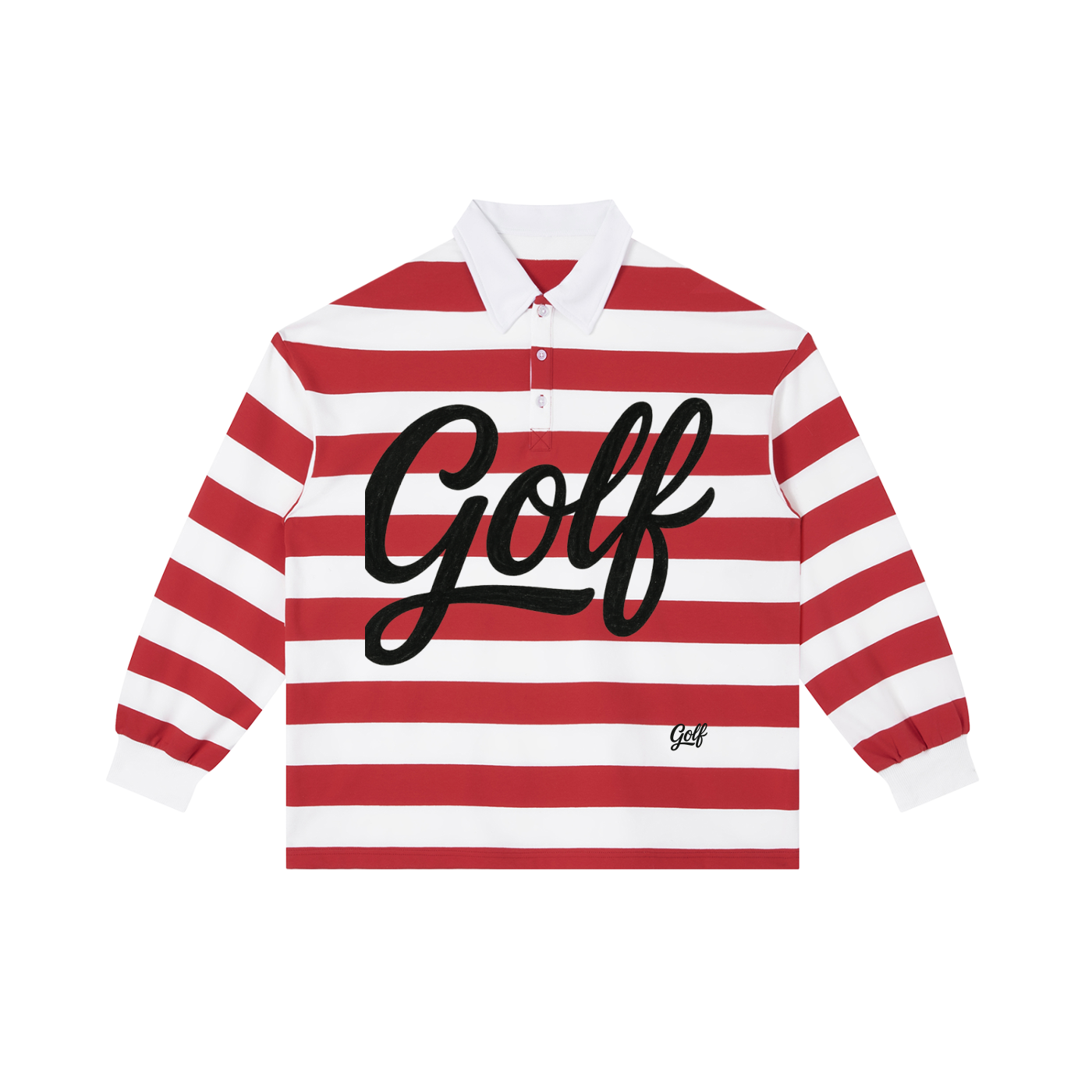 Color Block Stripe Polo Shirt