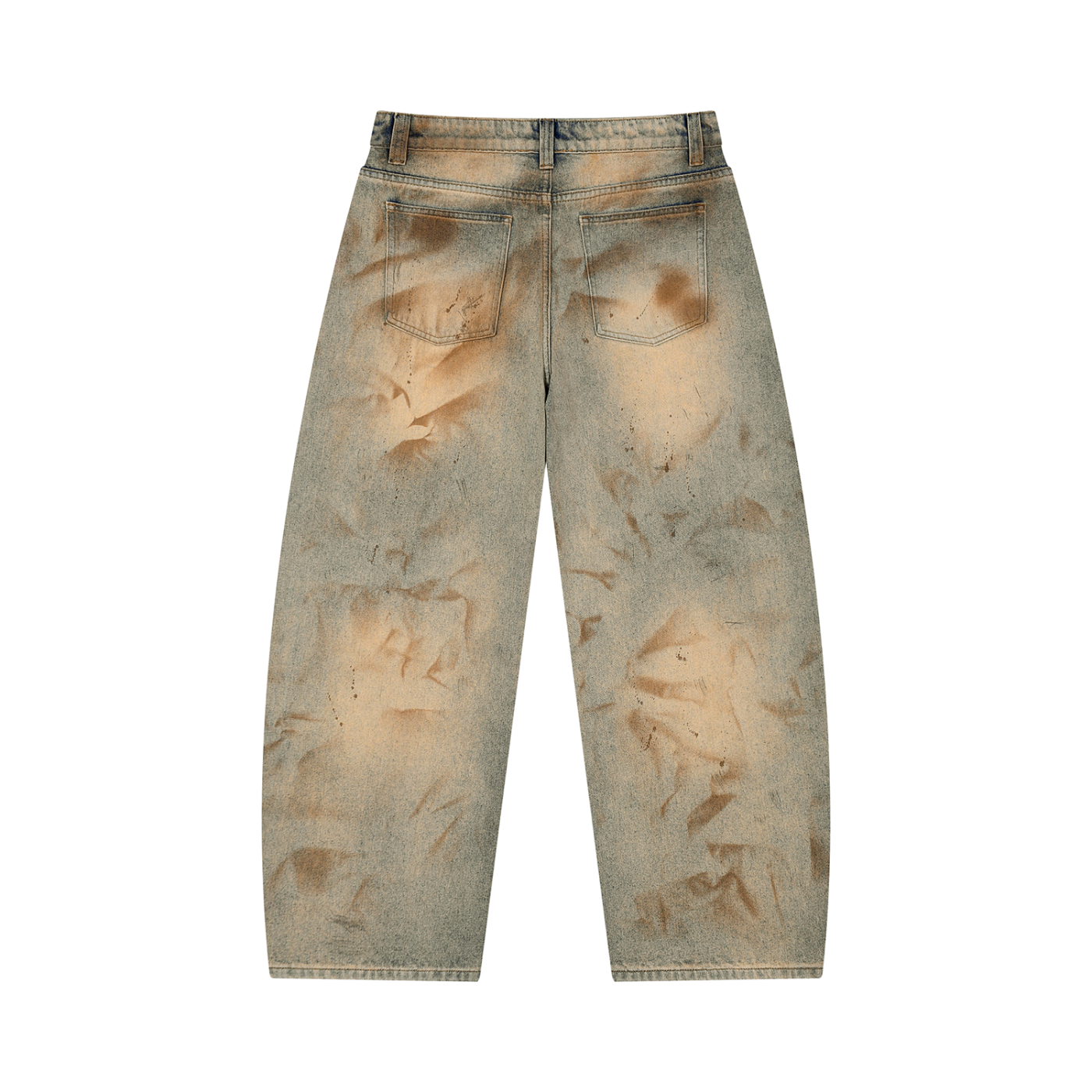 Beach Bums Men’s Vintage Wash Barrel Leg Jeans