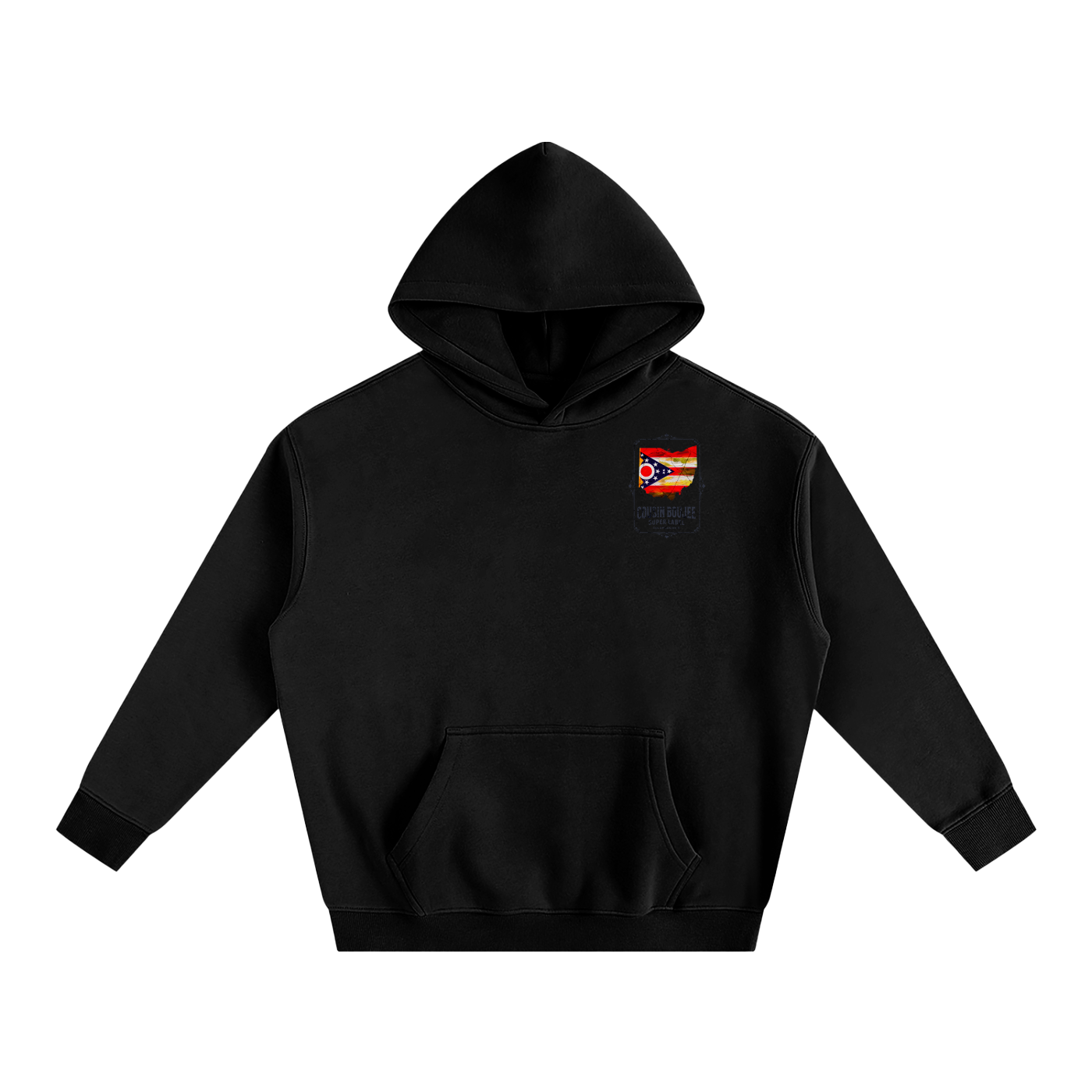 Super Brand Oversize Fleeced Hoodie