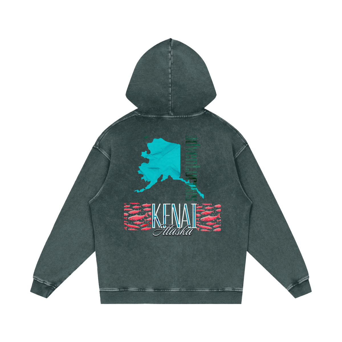Acid Wash Oversize Hoodie - 420 GSM