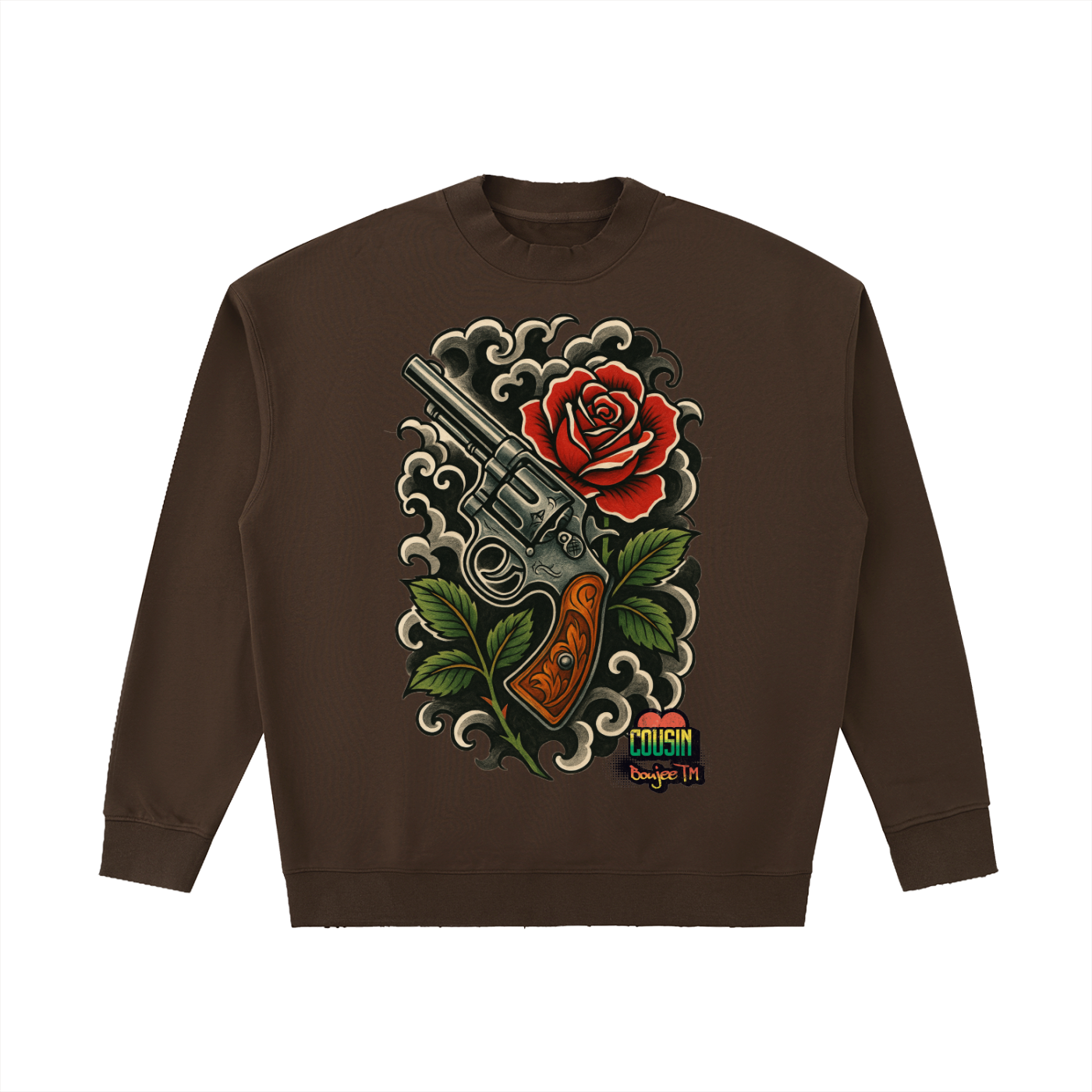 Drop Shoulder Crewneck Sweatshirt