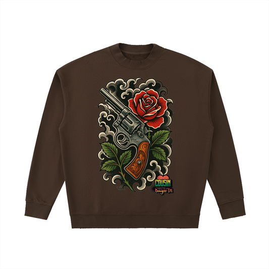 Drop Shoulder Crewneck Sweatshirt