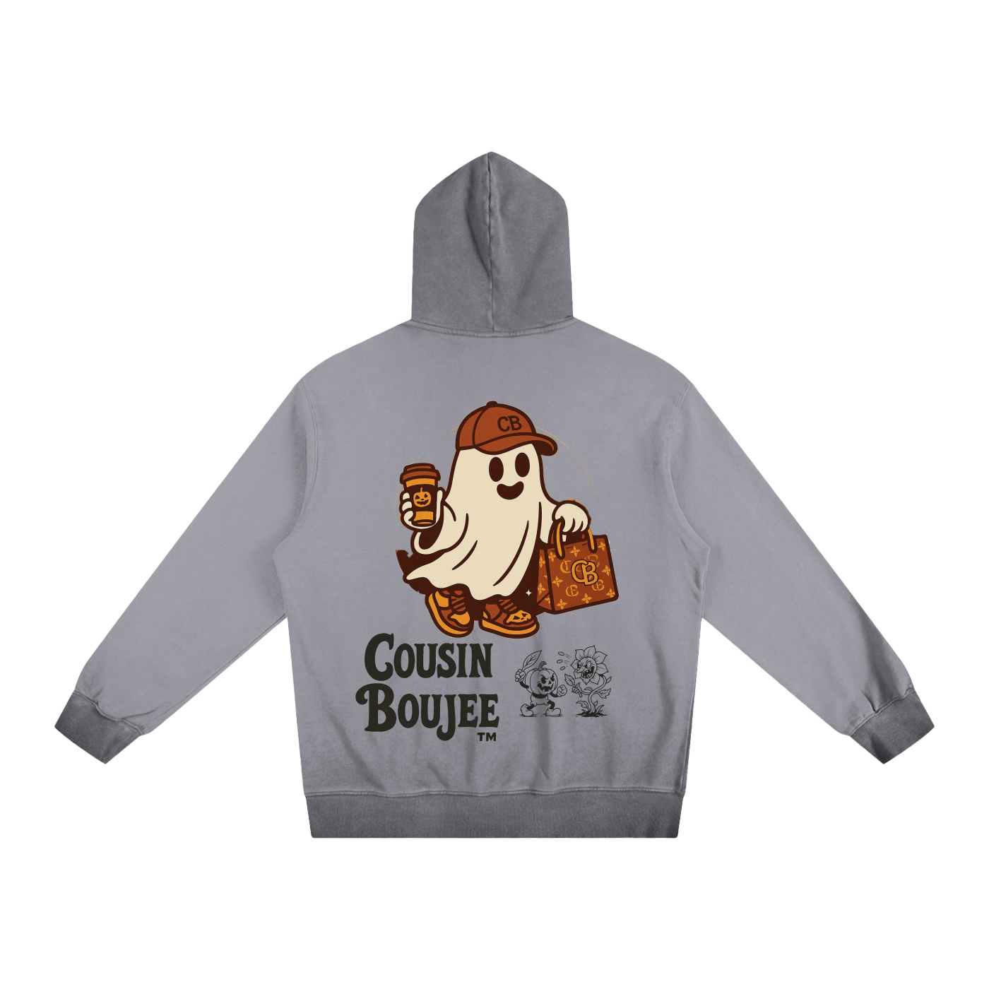 Ombre Stone Washed Colorpointed Hoodie