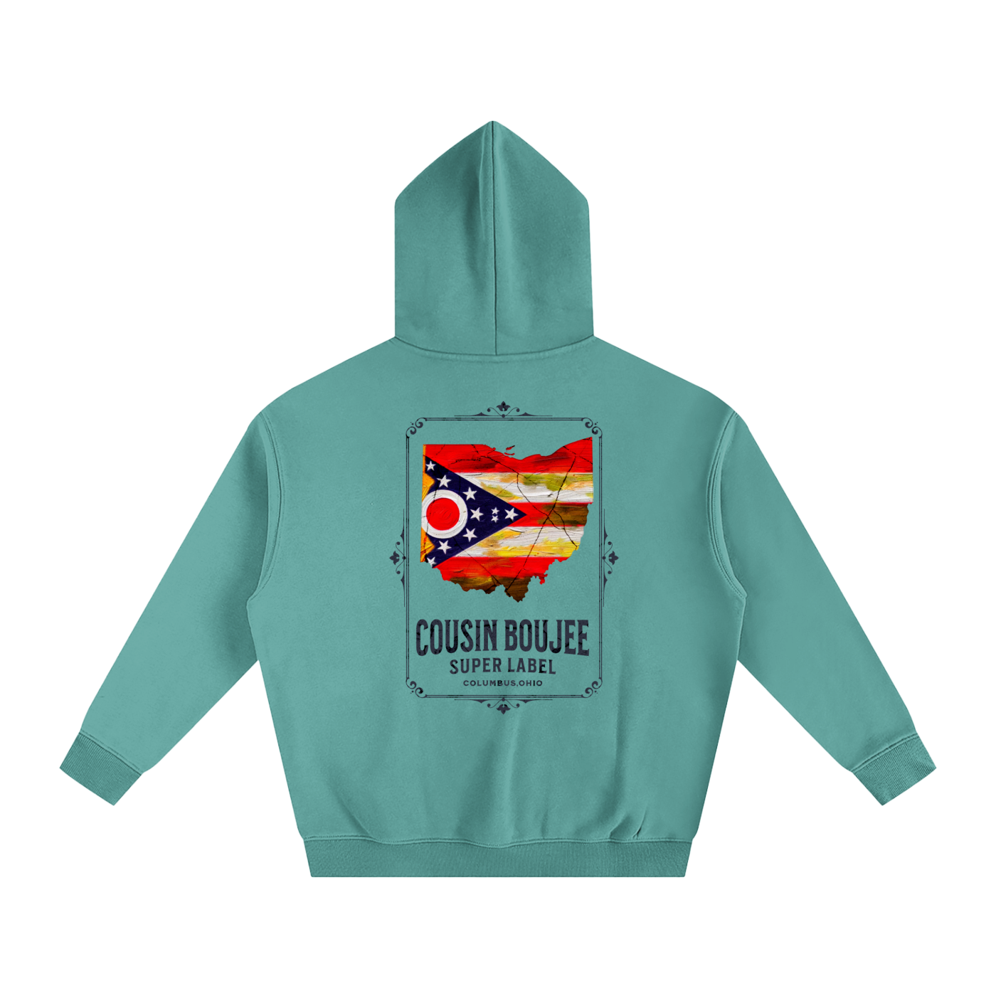 Super Brand Oversize Fleeced Hoodie