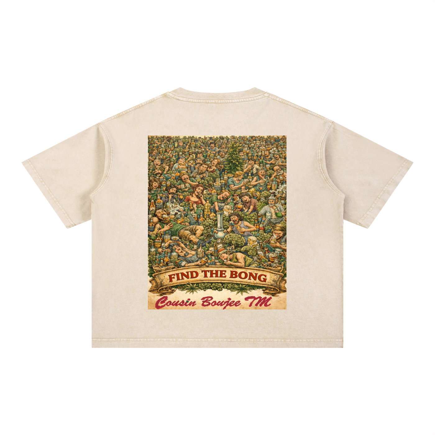 Mineral Wash Boxy Cotton T-Shirt