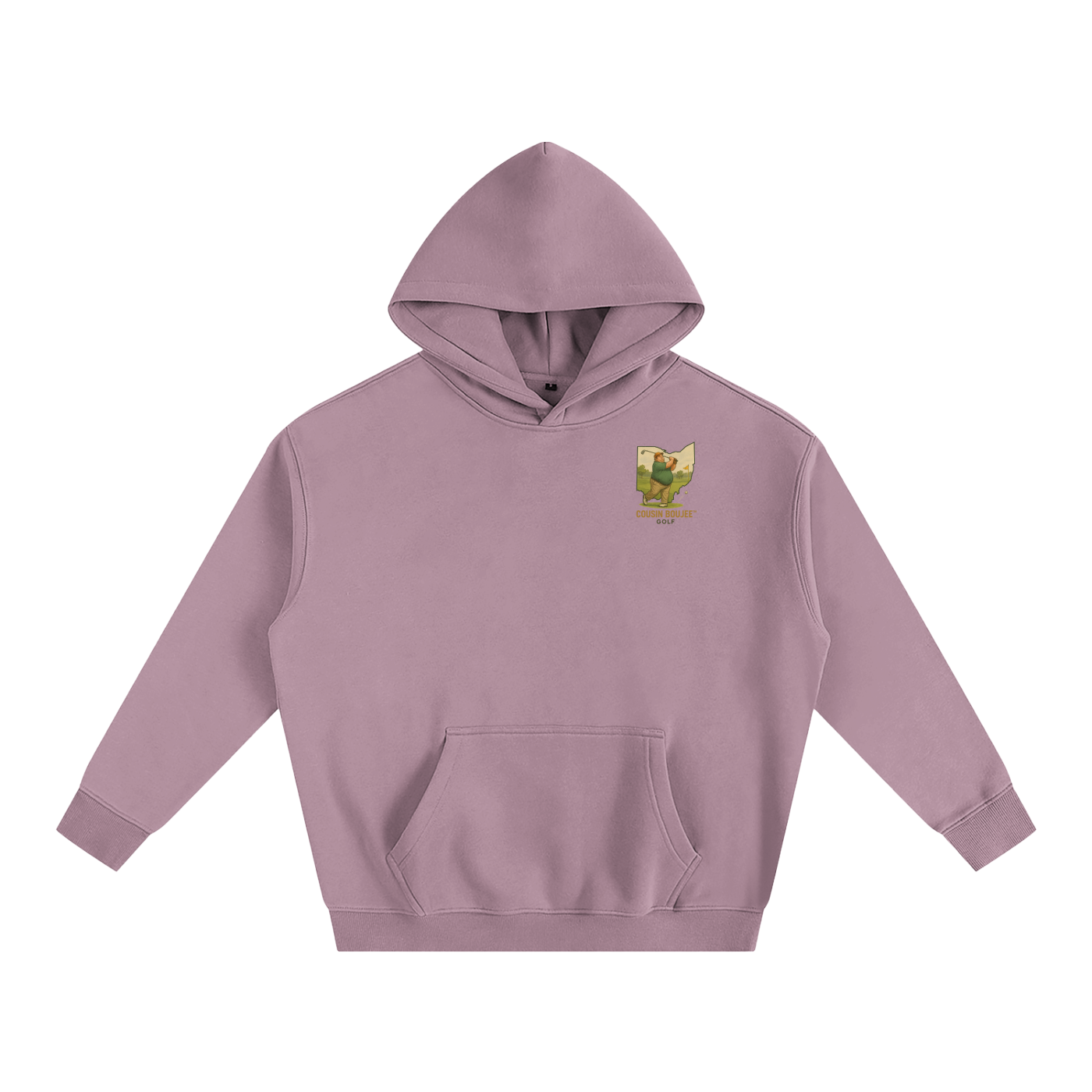 Average Schmoe Golfing Oversize Fleeced Hoodie