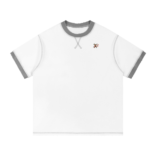 Contrast-Stitched Cotton T-Shirt