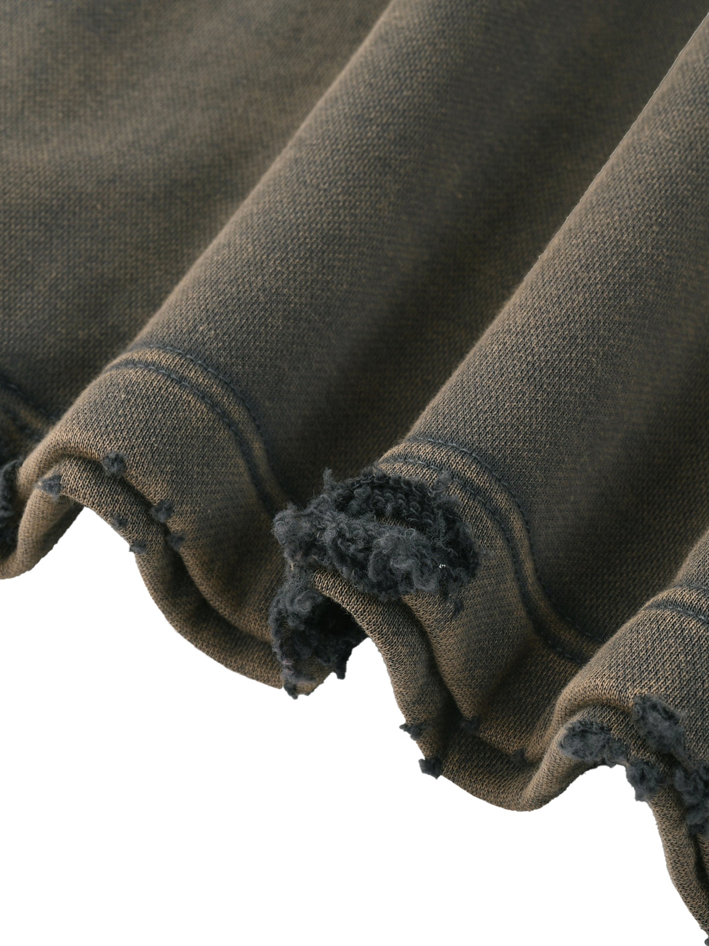 JawsSavesPaws Vintage Washed Frayed-Hem Hoodie