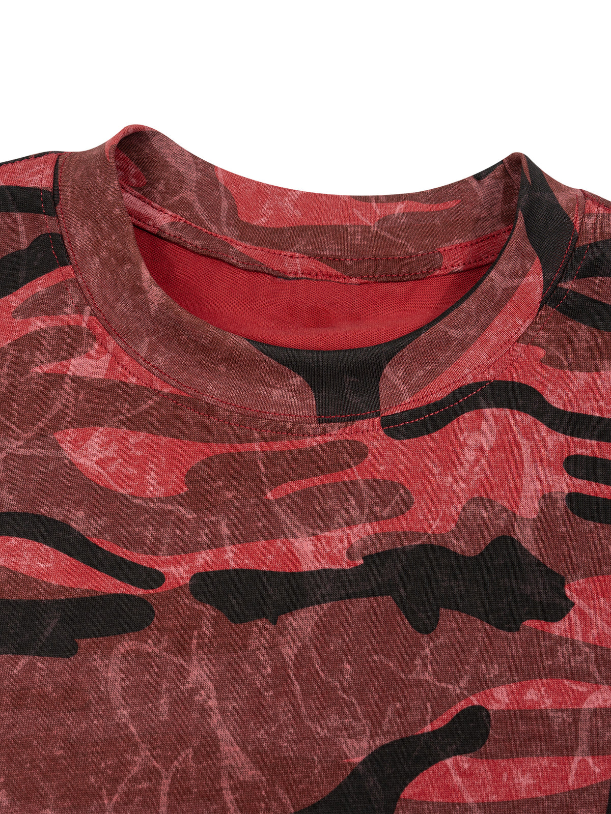 Unisex Boxy Camo Print T-Shirt