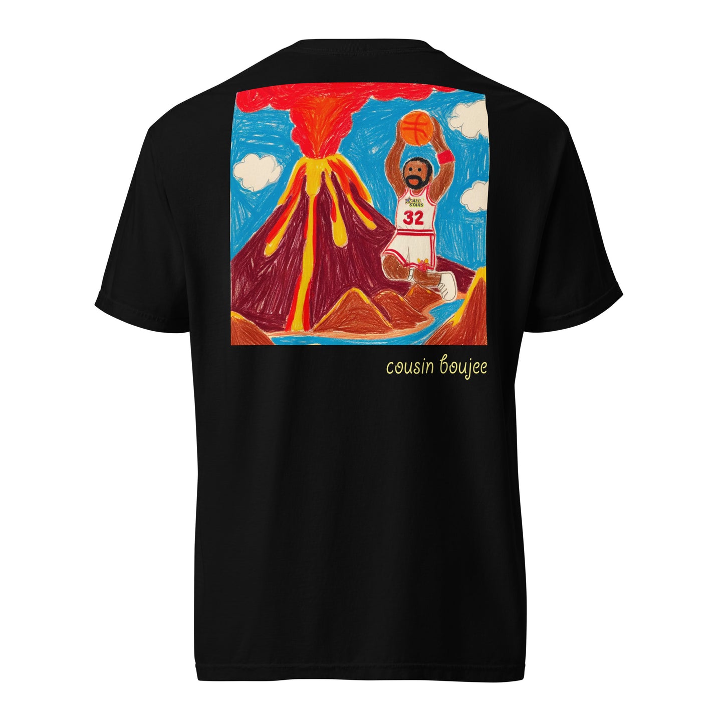 All Stars Volcanoe Explosion Unisex garment-dyed heavyweight t-shirt