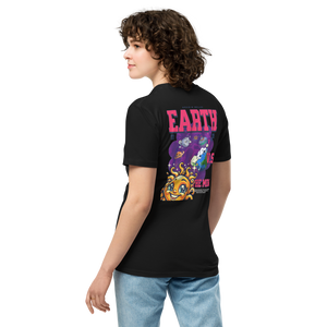 Planet Earth vs The MoonUnisex premium t-shirt