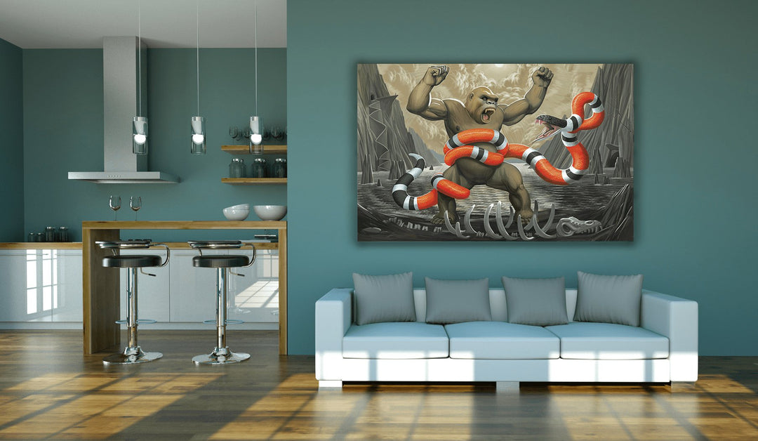 Cousin boujee Great ape canvas prints - Cousin boujee